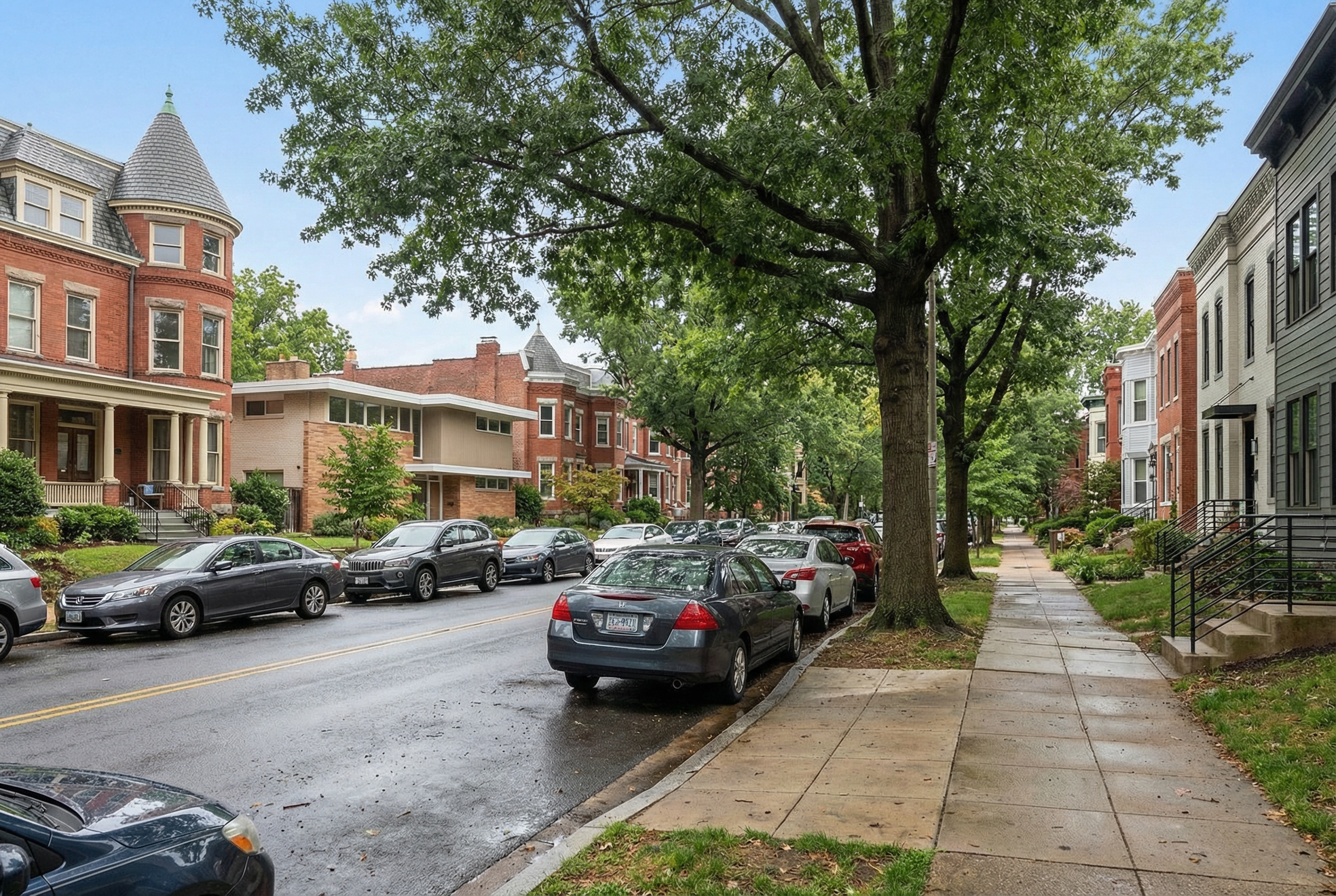 Washington DC row houses various ages — drywall repair varies by neighborhood and home age Washington DC row houses various ages — drywall repair varies by neighborhood and home age