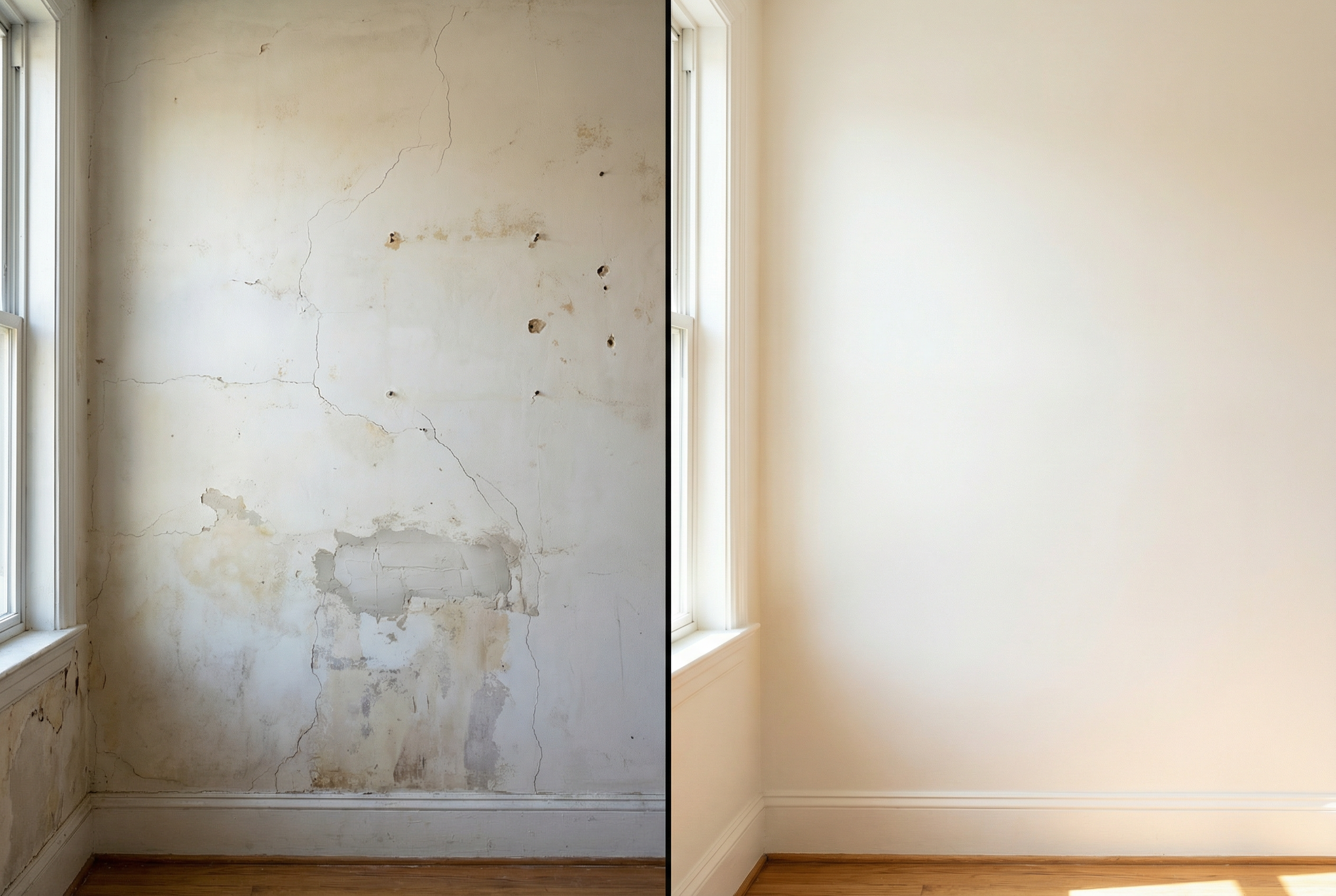 Settling crack repair in a Dupont Circle DC Victorian by HomePro DMV Painters Settling crack repair in a Dupont Circle DC Victorian by HomePro DMV Painters