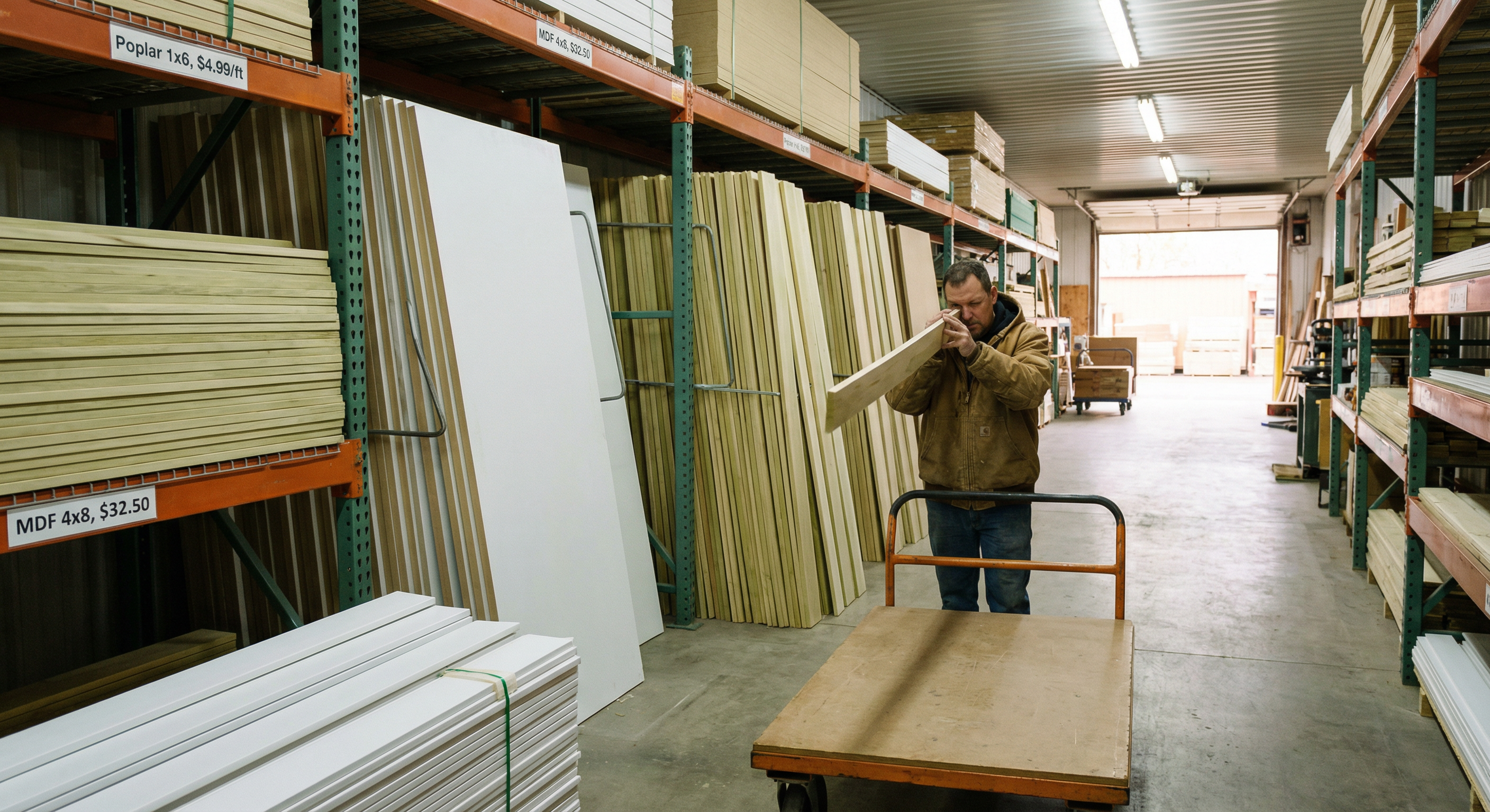 MDF wainscoting panels ready for installation — the professional choice for painted wainscoting